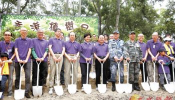 各界植樹6000棵 700官兵參與 身體力行傳播環保植樹意識